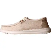 HeyDude Instappers Dames Wendy Beige Jersey Maat 40