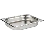 Aps Gastronormbak - GN Bak - RVS - 2,8 Liter - Vaatwasserbestendig - Breukvast - Stapelbaar - 265 x 325 mm - H 55 mm