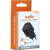 Jupio Dual USB / USB-C Charger 30W