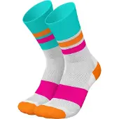 Incylence Ultralight Tracksokken Blauw/Roze || Maat: 35-38