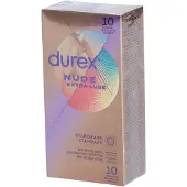 Durex - Condooms Nude Extra Lube - Ultradun - Met extra glijmiddel - 10 stuks