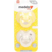 Medela Baby Original Fopspeen Pastel 6-18 Maanden Duo 2 St Fopspeen