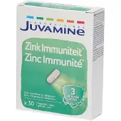 Juvamine Zink Immuniteit 30 St Capsules