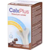 CalxPlus Chocolade | Calcium | Botten | Calcium – Vitamine D en Vitamine K 60 St Tabletten