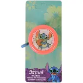 Disney Stitch Fietsbel - Roze / Koraal Blauw