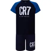 Cr7 - Cristiano Ronaldo Nachtkledij ' Boys BASIC Short ' blauw / zwart