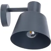 Sigma Wandlamp Dunka, dimbaar, zwart, Woon-/ Eetkamer, metaal, Modern, wandlamp