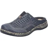 Rieker dames sabot klompen blauw