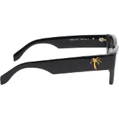 Palm Angels Vrouwen Vierkante Cat Eye Zonnebril PERI034C99PLA0011007