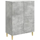 vidaXL Dressoir Betongrijs 66 x 34,5 x 90 cm Bewerkt hout