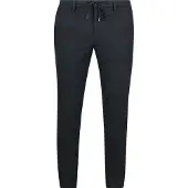 Alberto Slim Fit Broek donkerblauw, Effen