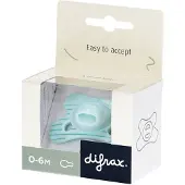 Difrax Fopspeen Natural 0-6m Stripy Mint 1 St Fopspeen