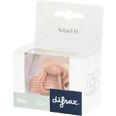 Difrax Fopspeen Natural 6m+ Stripy Brown 1 St Fopspeen