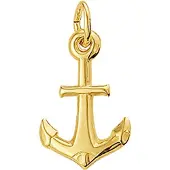 Trendjuwelier huiscollectie 4002158 Gouden bedel Anker middel