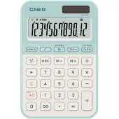 Casio Bureaurekenmachine Lichtgroen Aantal displayposities: 12 (l x b x h) 154.5 x 101 x 18 mm