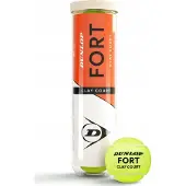 Dunlop - Fort Clay Court - 4Pet- Tennisballen- Yellow