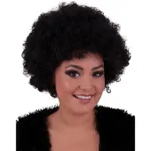 Espa Zwarte afro pruik met krullen