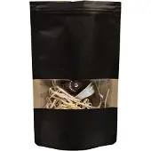 Rotim 100x Stazakken met Venster Zwart 11x18,5cm