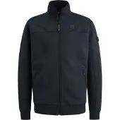 PME Legend Sweat jacket met opstaande kraag en ritssluiting