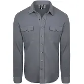 Profuomo overshirt western ppxf10001i m2 mid blue