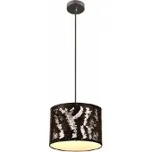 REALITY IMPORT Hanglamp Crazy, zwart, 1xE27, 60W, kunststof, afmetingen: 100x25x25 cm, IP20, merk: Reality