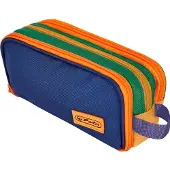 Herlitz 400206618, Zachte etui, Meerkleurig, Monochromatisch, Binnen, Jongen/meisje, Rits