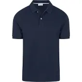 Profuomo Heren Polo's & T-shirts Basic Pique - Donkerblauw - Maat M