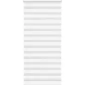 vidaXL Zebra rolgordijn 105x200 cm stofbreedte 100,9cm polyester wit