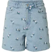 Pieces Jeans 'PCFlora' lichtblauw / donkergroen / rosa / wit