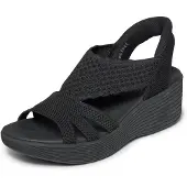 SKECHERS PARALLEL LITE - SUMMER INVITE Dames Sandalen - Zwart
