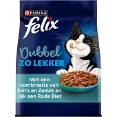 Felix Kattenvoer Droog Dubbel Zo Lekker Adult Zalm & Zeevis 800 Gr