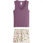 Next Korte pyjama pruim / gemengde kleuren
