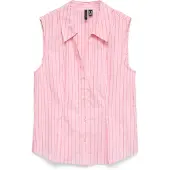 Vero Moda Blouse 'VMFRIBA' rosa / framboos / wit