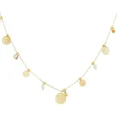 Yehwang color pop coins ketting