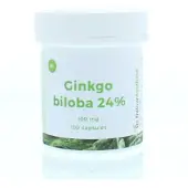 Natuurapotheek Ginkgo biloba 24% 100 capsules