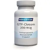 Nova vitae - GTF Chroom - Chromium - 200 mcg - 60 tabletten