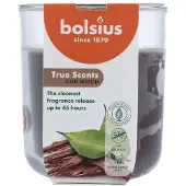 Bolsius Geurkaars True Scents Oud Wood Bruin 45 Uur D 8,4 H 5,2 Cm
