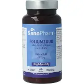 Sanopharm Foliumzuur met alfalfa high quiality 60 capsules