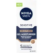 Nivea 1+1 Gratis: Sensitive Skin & Stubble Moisturizer Gezichtsgel 50 Ml