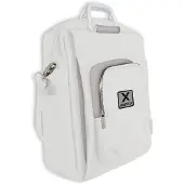 Approx appNBST15x notebooktas 39,6 cm (15.6") Slingtas Grijs, Wit