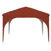 vidaXL Pop-up Feesttent 290 x 290 x 245 cm Terracotta