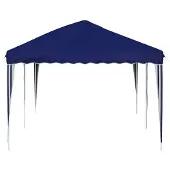 vidaXL Opklapbare feesttent, 575 x 290 x 245 cm, blauw