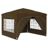 vidaXL Pop-up Feesttent 290 x 290 x 245 cm Taupe