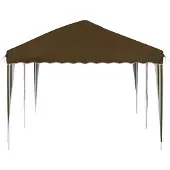 vidaXL Opklapbare feesttent 575 x 290 x 245 cm, taupekleurig