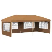 vidaXL Pop-up Feesttent 574 x 289 x 245 cm Beige