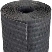 vidaXL Balkonscherm Donkergrijs 400 x 80 cm poly rattan