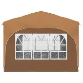 vidaXL Pop-up Feesttent 290 x 290 x 245 cm Beige