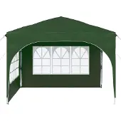 vidaXL Opklapbare feesttent 290 x 290 x 245 cm, groen