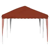 vidaXL Opklapbare feesttent 575 x 290 x 245 cm, terracotta