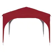 vidaXL Pop-up Feesttent 290 x 290 x 245 cm Bordeauxrood